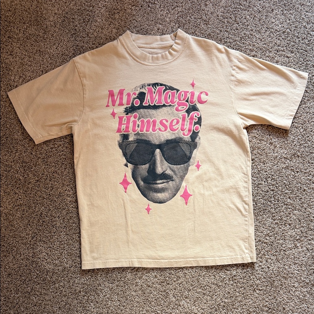 Cream Short Sleeve Mr Magic Himself Park Hop Tees